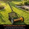 Manual Reel Push Lawn Mower 14 Inch Cutting Width 4 Height Adjustment